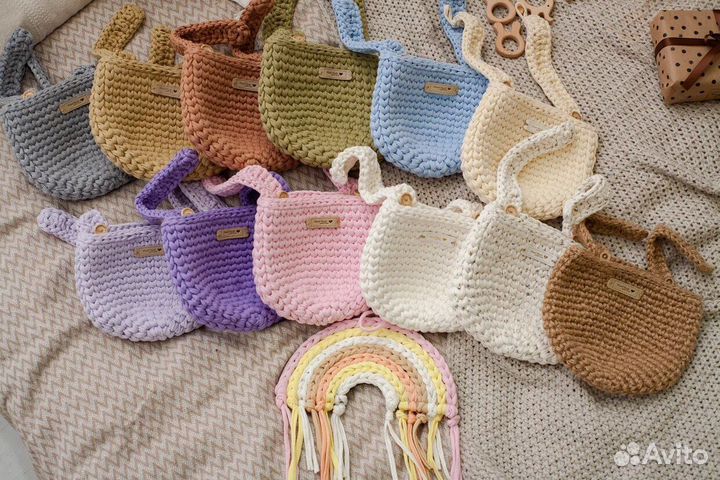 Подвесные органайзеры -корзины на детскую кроватку