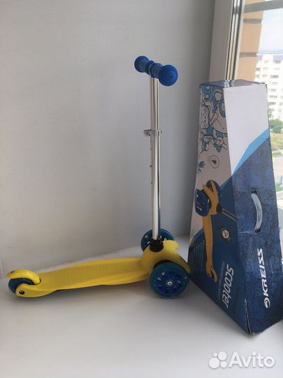 Самокат scooter детский новый