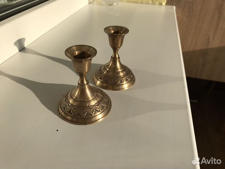 Подсвечник бронза