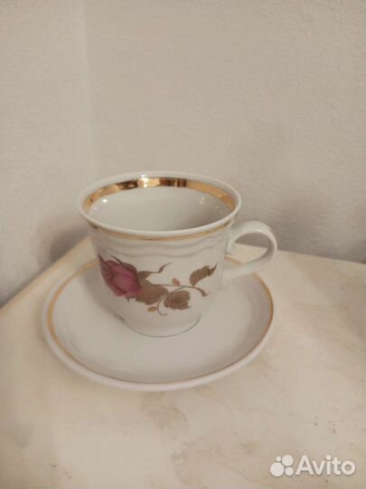 Чашка с блюдцем СССР
