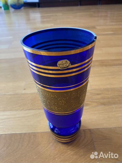 Ваза из Богемского стекла