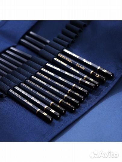 Новый Finenolo Набор карандашей для скетчинга 27