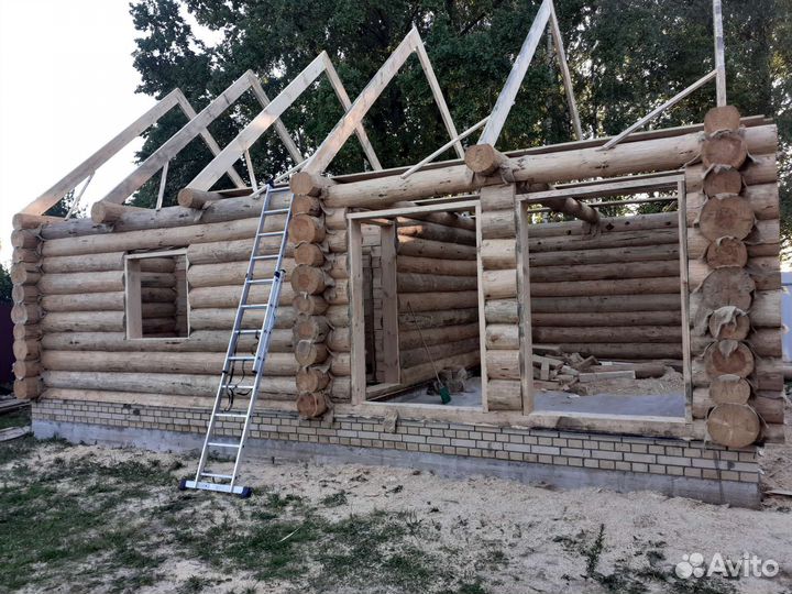Изготовление срубов бань, домов