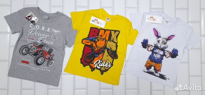 Футболка для мальчика новая размеры 110-134