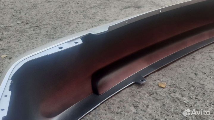 Бампер задний Hyundai accent в цвет серебристый Ак