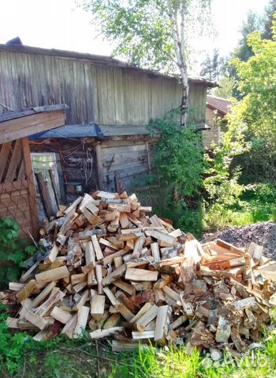 Дрова колотые сухие