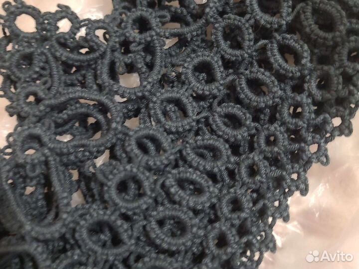 Кружевной воротник (фриволите)