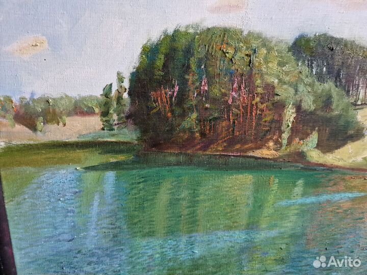 Интерьерная картина маслом на холсте пейзаж