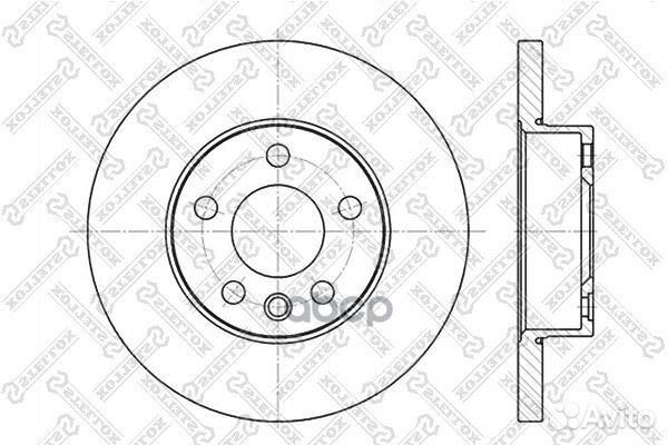 6020-4766-SX диск тормозной передний VW T4 96