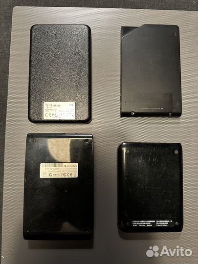 Переносные жёсткие диски б/у в ассортименте