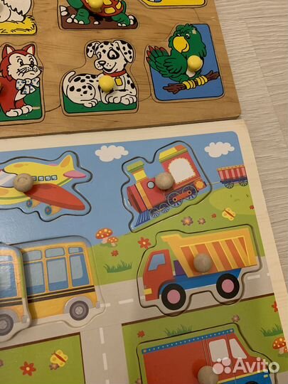 Деревянные вкладыши 4 шт