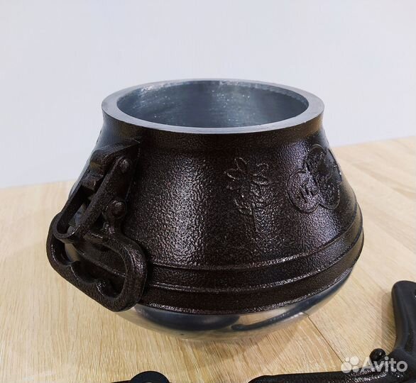 Афганский казан 8л + силиконовая прокладка подарок