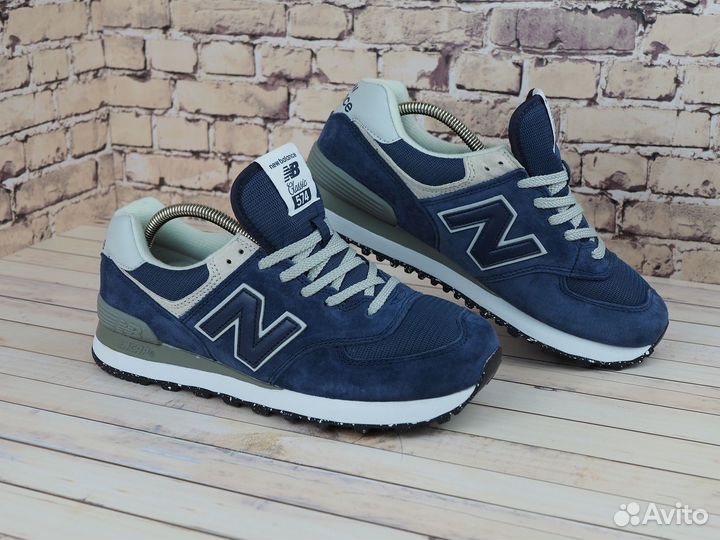 New balance 574 Blue Premium Качество