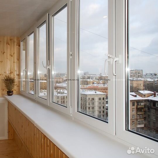 Балконы, отделка балконов, тумбочки,шкафчики