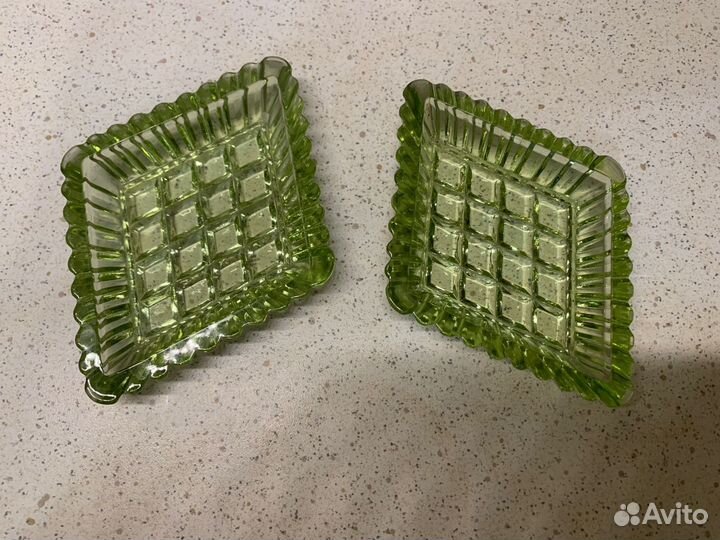 Стеклянные менажницы