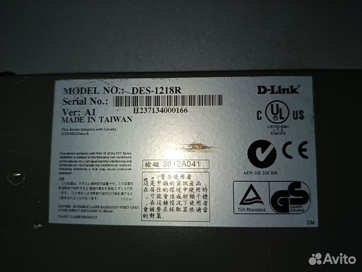 Коммутатор DES-1218 R