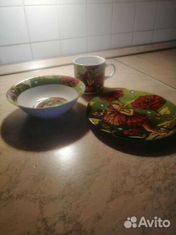 Детский набор из фарфора (3 предмета)