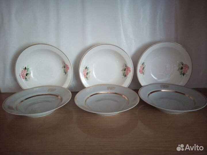 Тарелки времён СССР. Диаметр 20 сантиметров