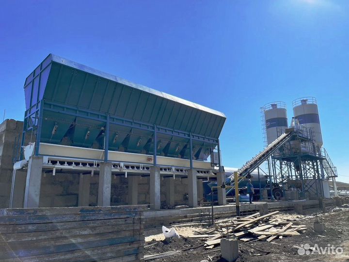 Бетонный завод Комета в зимнем варианте