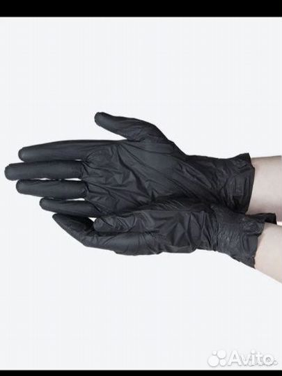 Перчатки винил тэп s,m,l