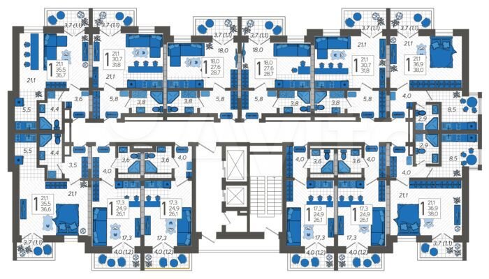 Квартира-студия, 26 м², 12/12 эт.