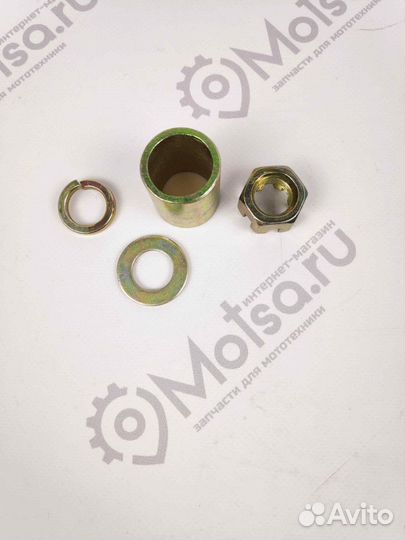 Ось переднего колеса с гайкой и втулкой трицикл LF