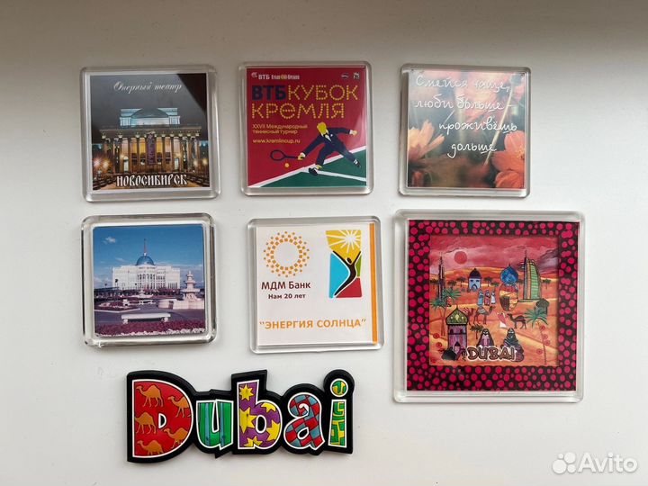 Магниты на холодильник, разные страны