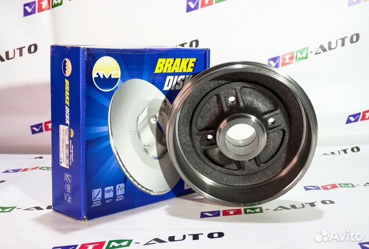 Барабан тормозной без ABS Renault Twingo/Clio/Modu