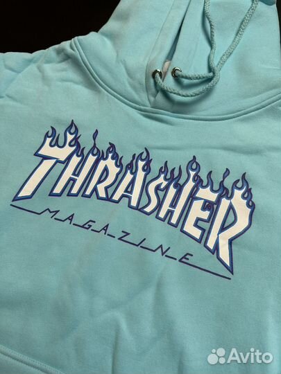 Худи Thrasher Blue Flame Logo 