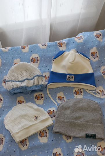 Детские шапочки для новорожденных