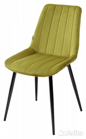 Стул flip черный/тк. велюр олива G108-87