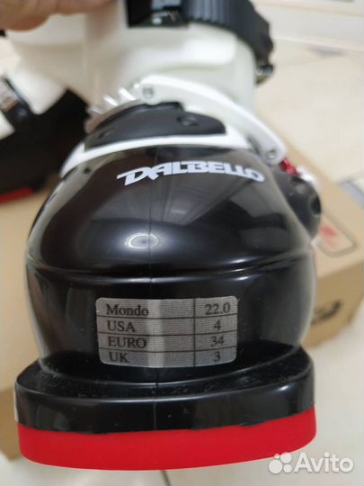 Горнолыжные ботинки детские 262 мм, евро 34