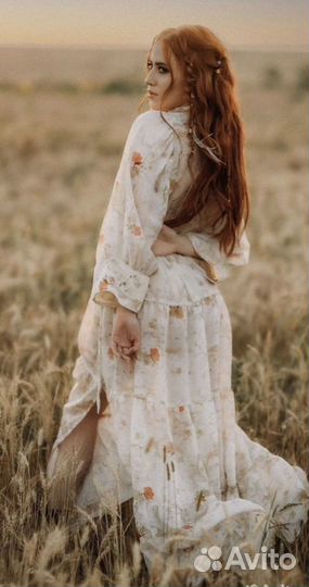 Платье длинное