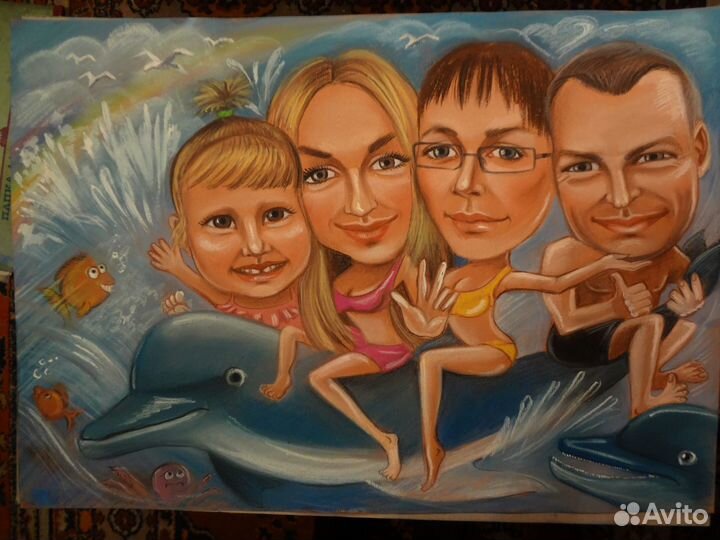 Шаржи и портреты