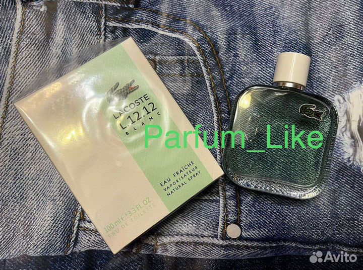 Lacoste L.12.12 Blanc Eau Fraiche 100 ml