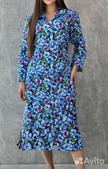 Халат женский фланелевый, размеры с 54 по 66