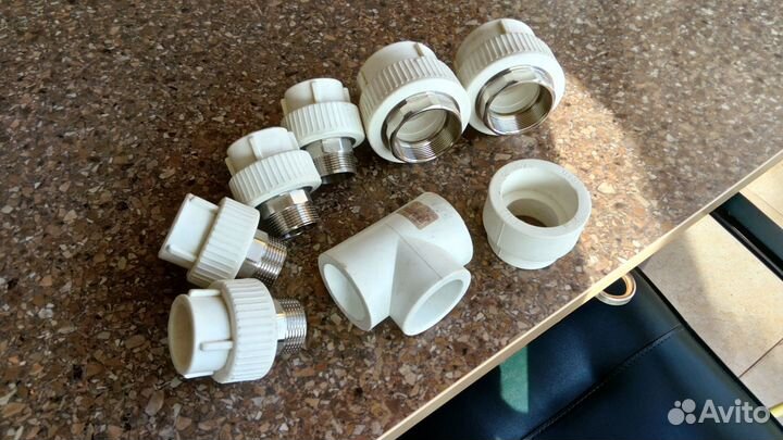 Полипропиленовые муфты и фитинги тево