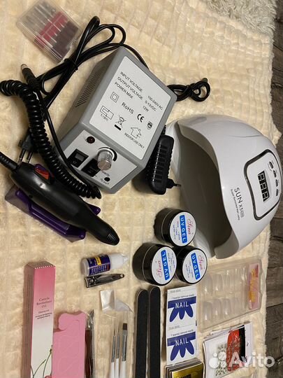 Набор для гель лака с машинкой