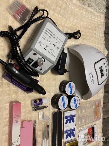 Набор для гель лака с машинкой