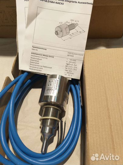 Датчик потока turck FCS-GL3/4A4-naex0