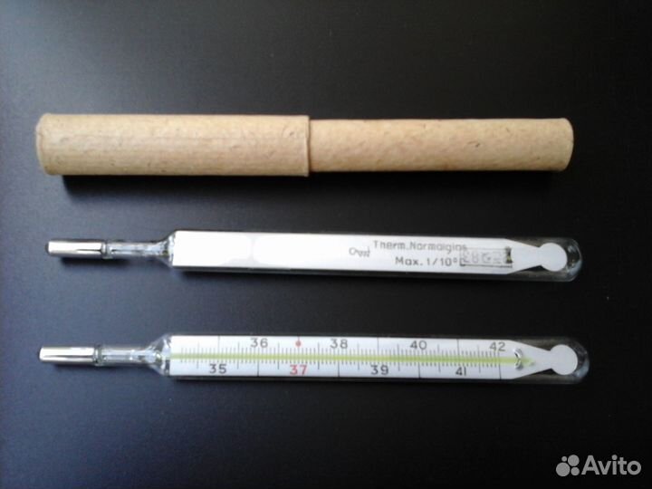 Термометр (градусник) ртутный СССР / ГДР