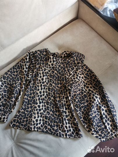 Блузка леопард