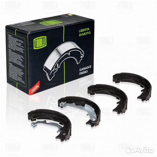 Колодки тормозные барабанные зад GF0862 Tri