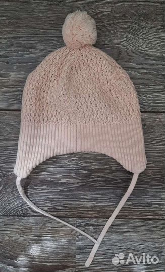 Комплект детский, шапка, манишка, HM