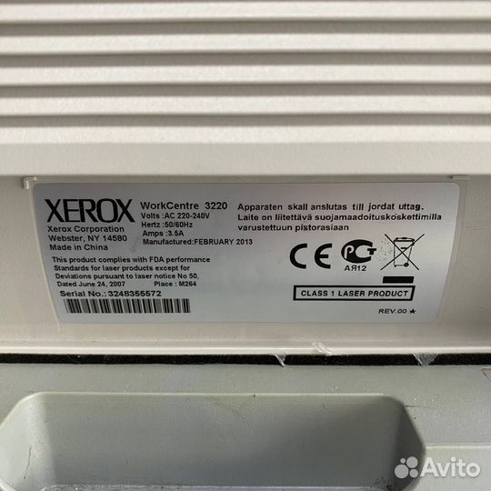 Принтер Xerox Workcentre 3220
