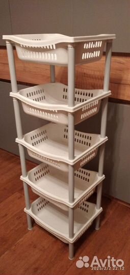 Этажерка пластиковая