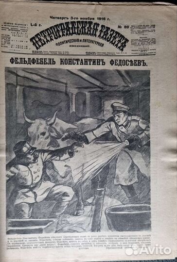 Петроградская газета 1916г