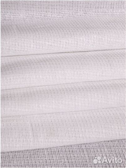 Вафельное полотно отбеленное 80 см*160 гр, 50 м