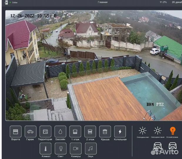 Установка камер видеонаблюдения Диспетчеризация