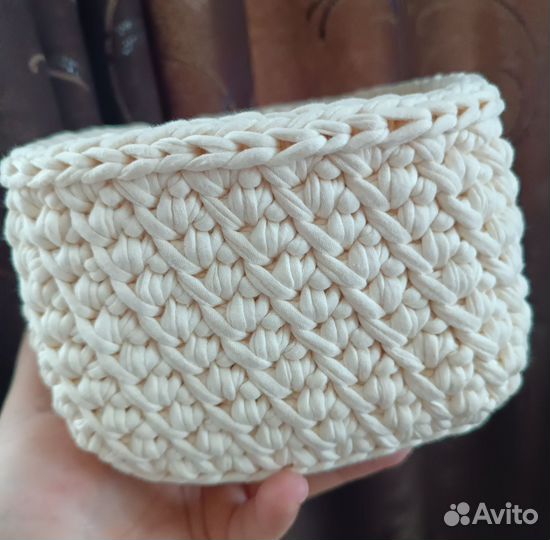 Вязанные корзины